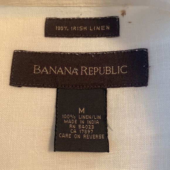 Banana Republic Linen Button Down - Picture 5 of 5